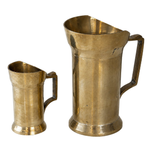 Vintage Brass Creamers - a Pair