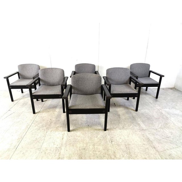 Vintage Armchairs from Gerd Lange, 1970s, Set of 6 For Sale - Image 9 of 10