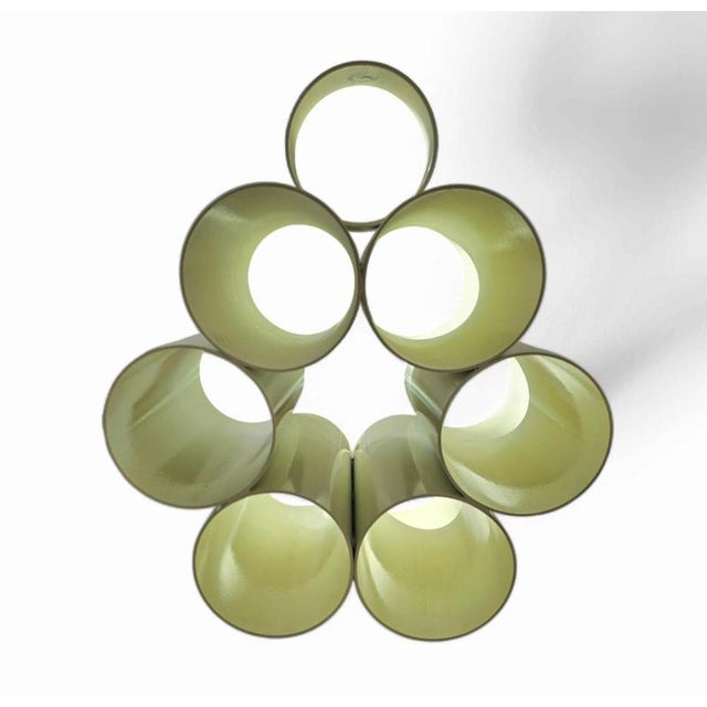 Mid-Century Space Age White Model 6635 Newspaper Stand from Opal, Germany, 1970s For Sale - Image 4 of 14