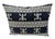 African African Custom Made Black and White Kente Cloth Pillow 24" For Sale - Image 3 of 7