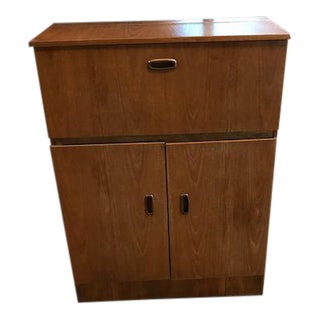 Vintage Danish Teak Bar For Sale