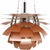 New Poul Henningsen copper Artichoke lamp, 60 Cm, designed in 1958. The lamp is new and comes with all accessories in...
