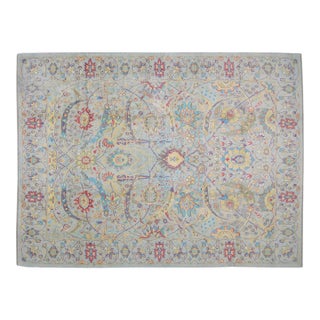 Vintage Turkish Anatolian Hand Knotted Wool Rug, 8'7"x12' For Sale