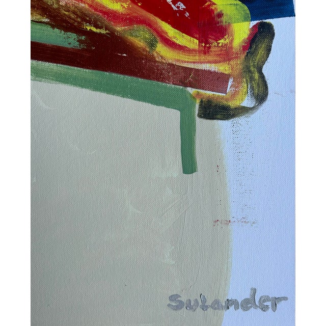 Abstract The Homily, Abstract Painting in Acrylic by Erik Sulander For Sale - Image 3 of 4