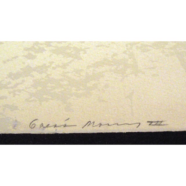 1978 "Gaea's Morning I, II, III" Abstract Ethereal Seascape Serigraph Triptych - Set of 3 For Sale - Image 10 of 11