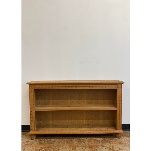 Vintage Scandinavian Oak Bookshelf For Sale - Image 9 of 15