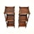 Vintage Georgina Style Three-Tier Side Tables, 1930, Set of 2 For Sale - Image 3 of 9