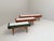 Wood Mid-Century Upholstered Bench, 1960s For Sale - Image 7 of 10