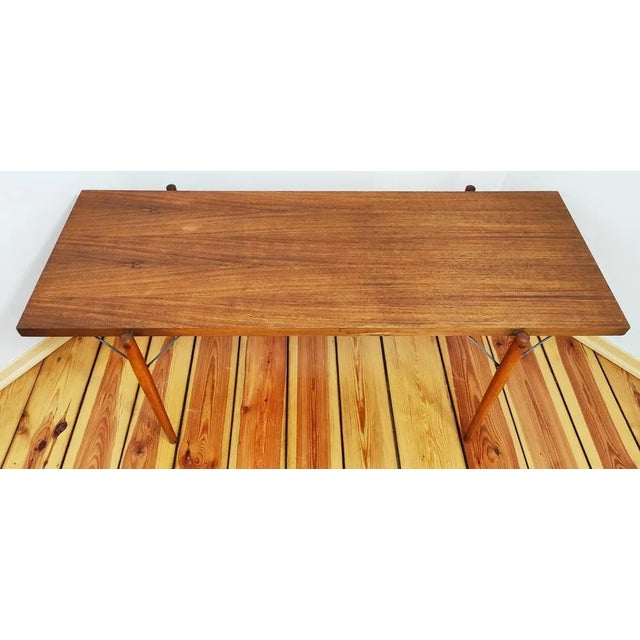 Mid-Century Modern Coffee Table by F. Mezulanik for Up Závody, Czechoslovakia, 1960s For Sale - Image 3 of 11