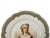 Ceramic 19th C Sèvres Marked Plate Madame Du Barry Signed Debrie Green-Gold Ribbon Made in France c.1890-1910 For Sale - Image 7 of 10