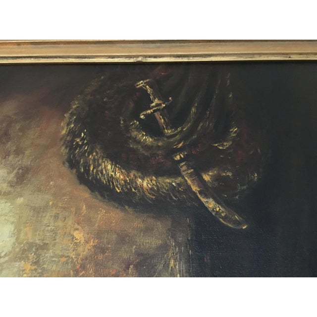 Oil Painting, Copy of Rembrandt For Sale - Image 10 of 14