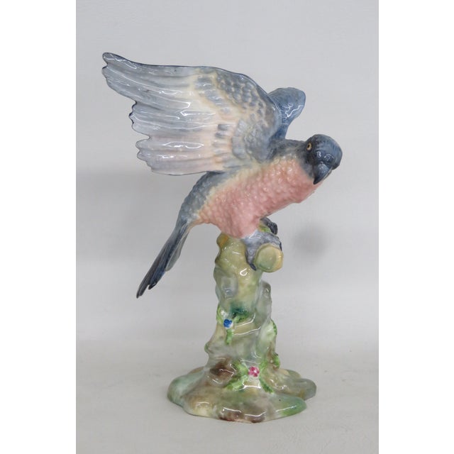 Crown Staffordshire Crown Staffordshire Fine Bone China Bird on Perch Figurine Made in England 5079b For Sale - Image 4 of 18