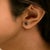 Early 21st Century .925 Sterling Silver 1.00 Cttw Round Brilliant-Cut Black Diamond Classic 4-Prong Stud Earrings with Screw Backs (Fancy Color-Enhanced, I2-I3 Clarity) For Sale - Image 5 of 6