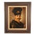 Antique 18th C Oil on Canvas a Polish Nobleman Portrait After Rembrandt Van Rijn 1637 For Sale