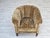 Vintage Danish Armchair in Green Furniture Velour & Ash Wood Legs, 1960s For Sale - Image 4 of 18