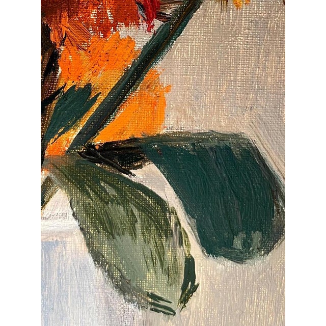 Luce Brélaz, Marigold, Oil on Canvas For Sale - Image 5 of 11