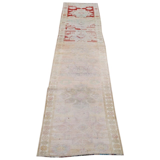 Vintage Turkish Tribal Kurdish Hand-knotted with care using traditional rug-making techniques, this wool rug blends...