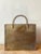 Mid-Century Modern Vintage Boho Brass Shopping Bag After Gio Ponte For Sale - Image 3 of 11