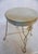 Antique Metal Twisted Ice Cream Parlor Stool For Sale In Los Angeles - Image 6 of 11