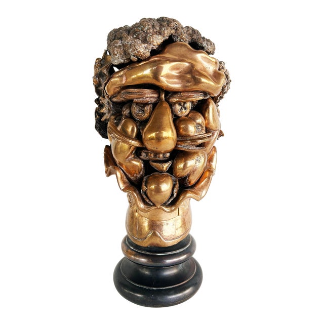 1970s Miguel Ortiz Berrocal Sculpture "Homage to Arcimboldo" Signed, #601 Edition 100 For Sale