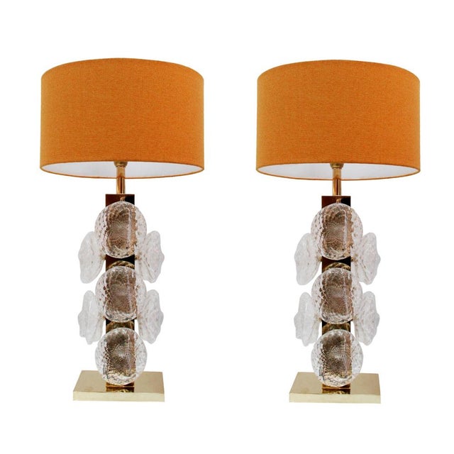 Table Lamps in Murano Glass, Italy, Set of 2 For Sale - Image 9 of 9