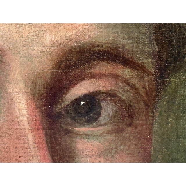 18th Century Georgian Naval Oil Portrait of Captain Gamaliel Nightingale For Sale - Image 6 of 18