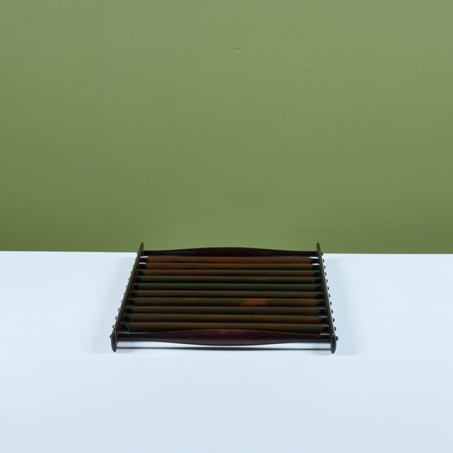 Jens Quistgaard Slatted Rosewood Tray for Dansk "Rare Woods" Collection For Sale - Image 10 of 12