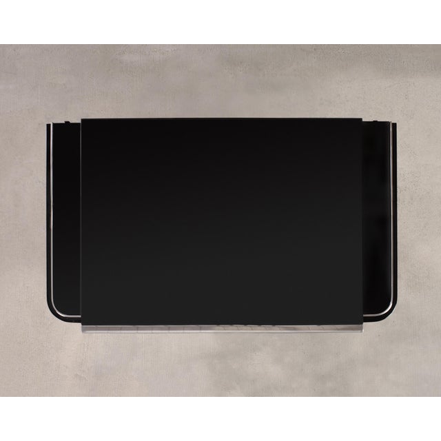 Ralph Lauren Home Ralph Lauren Art Deco Style Lacquered Duke Nightstand For Sale - Image 4 of 18