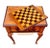 Brown English Queen Anne Carved Walnut Work/Games Table, 19th For Sale - Image 8 of 12