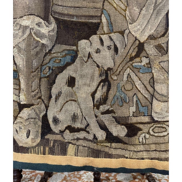 Mid-18th Century French Aubusson Historical Tapestry of Alexander the Great For Sale - Image 9 of 15