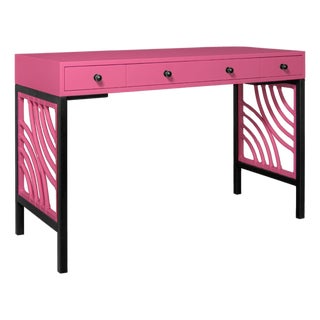 Swirl Writing Desk - Pink For Sale