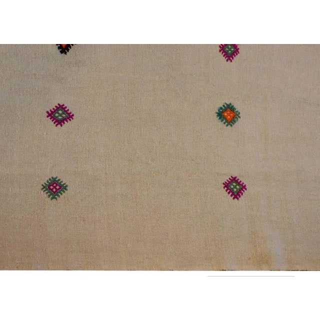 Vintage Konya Kilim Rug For Sale - Image 9 of 11