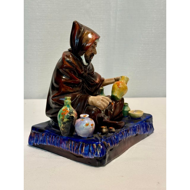 Mid-Century Royal Doulton "The Potter" Figurine Hn 1493 - Vintage Original by Charles For Sale - Image 11 of 12