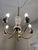 Traditional Mid 20th Century Brass and Crystal Chandelier For Sale - Image 3 of 5