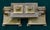 Antique (Early 20th Century 1900-1910) Ink Well has a Art Nouveau Style. Made of Bronze. It has a Dbl. Inkwell with...