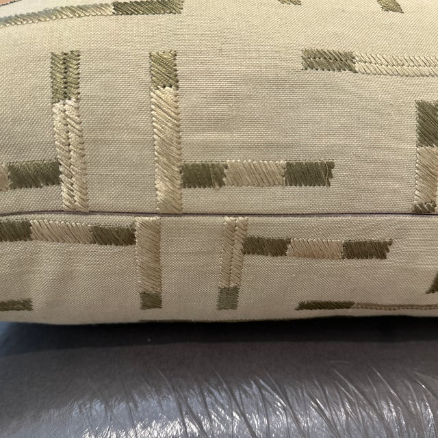 Modern Handcrafted Decorative Pillow Case For Sale - Image 3 of 5