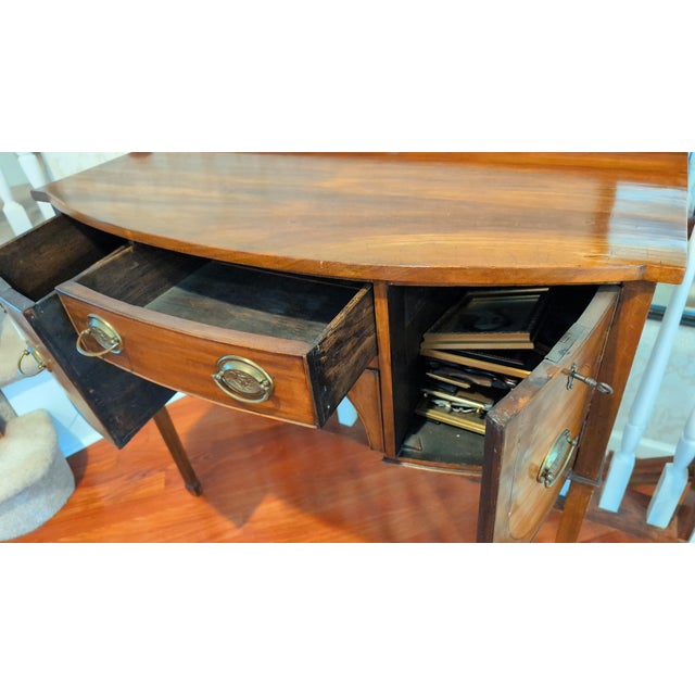 English Inlaid Mahogany Hepplewhite Sideboard, Circa 1880 For Sale In Washington DC - Image 6 of 8