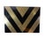 American Mid 20th Century American Black Lacquer Box With Brass Inlay For Sale - Image 3 of 10