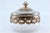 Compote in Cut Glass with Cut Silver Structure and Lid Knob For Sale - Image 10 of 11