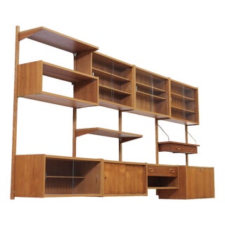 Danish Teak Modular Wall Unit by Peter Sorensen for Ps Systems, 1960s For Sale