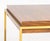 Mid-Century Modern Style Brass Two-Tier Side Table For Sale - Image 4 of 6
