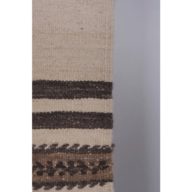 1960s Vintage Long Turkish Hemp Kilim Runner 2'6'' X 20' For Sale - Image 10 of 13
