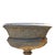 This oversized antique classical garden urn is crafted from cast iron, dating to approximately 1900. The urn features a...