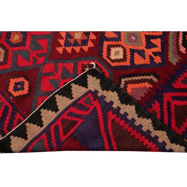 Mid-20th Century Vintage Kilim Runner Rug 4' 7" X 11'. For Sale - Image 4 of 13