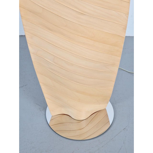 Modern Wooden Wing Floor Lamp from Gamma Delta Group SRL Padova, Italy, 1990s For Sale - Image 12 of 18
