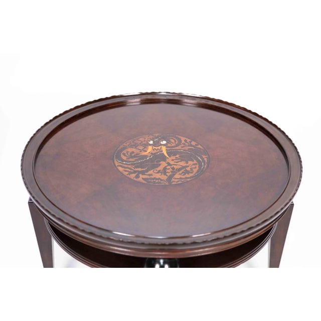 1920s Expressive Coffee Table by Dr. Oskar Wlach, 1923 For Sale - Image 5 of 7