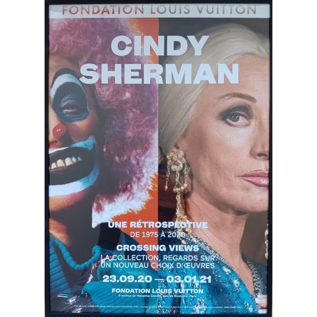 Cindy Sherman (1954) Original exhibition poster - Paris - 2020 LVMH Foundation Retrospective - Crossing views Box...