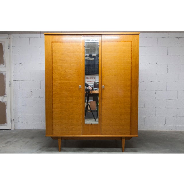 Scandinavian 2-Door Wardrobe with Hanging Space, 1970s For Sale - Image 14 of 18