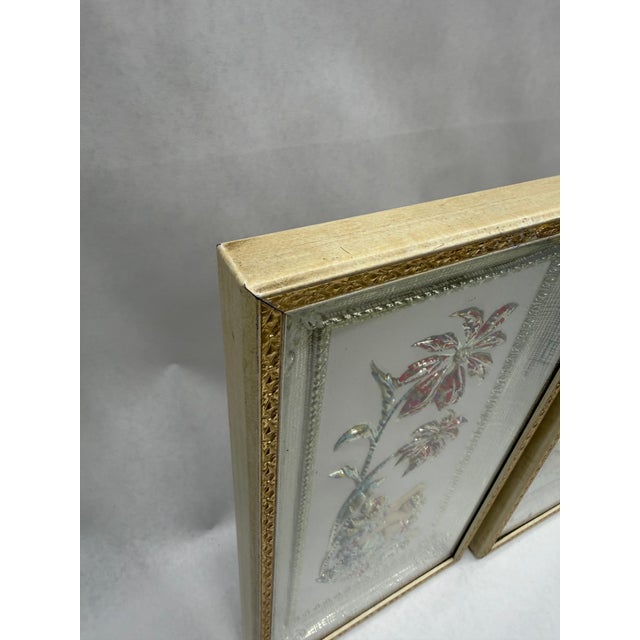 Add a touch of classic charm to your decor with this lovely matched pair of vintage wall plaques. Each piece features a...
