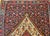Vintage Senneh Kilim Rug, Handwoven Wool & Cotton, Medallion Pattern, Navy & Ivory, 4x6 For Sale - Image 9 of 16